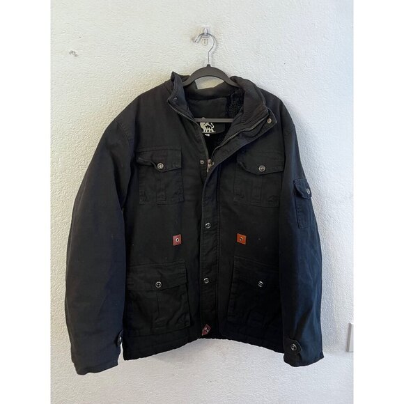 David Outwear black survival military jacket coat mens size XL - Picture 2 of 6